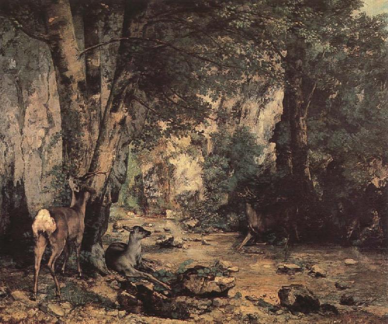 Gustave Courbet Deer oil painting picture